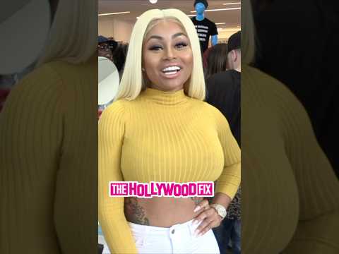 Blac Chyna Shows Off Her Tattoo's While Out Shopping On Melrose Ave. In West Hollywood, CA