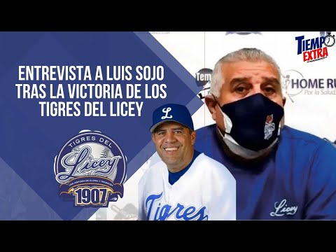 Entrevista a Luis Sojo, Manager de los Tigres del licey, tras salir de la mala racha