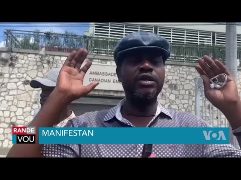 Manifestan Pòtoprens Pwoteste kont Sa Yo Konsidere Tankou Enjerans Peyi Etranje nan Zafè Ayiti