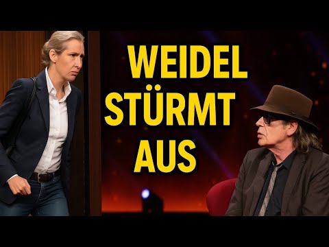 ALICE WEIDEL STÜRMT NACH HEFTIGER AUSEINANDERSETZUNG MIT UDO LINDENBERG AUS DER SHOW