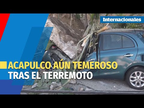 Acapulco se levanta todavía temeroso tras el terremoto
