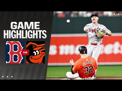 Red Sox vs. Orioles Game Highlights (8/17/24) | MLB Highlights