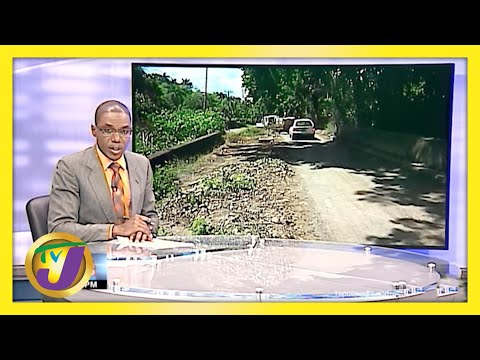 Residents in St. Mary Jamaica Complain About Roads | TVJ News - May 1 2021