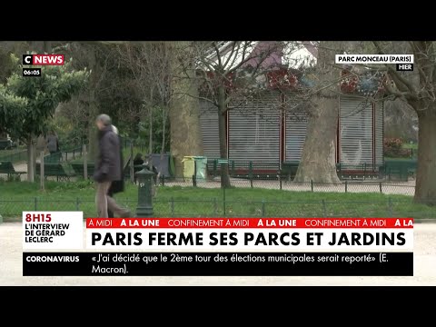 Coronavirus : Paris ferme ses parcs et jardins