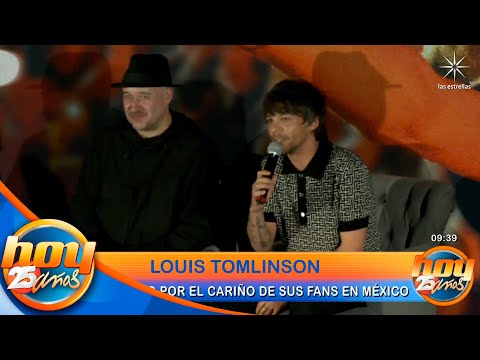 Louis Tomlinson, exintegrante de One Direction, visita la Ciudad de México | Programa Hoy