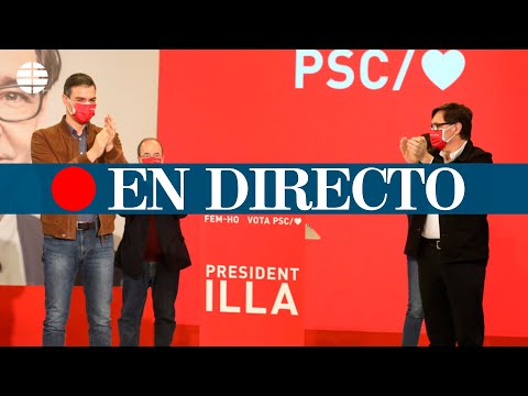 DIRECTO CATALUÑA | Pedro Sánchez y Salvador Illa intervienen en un acto del PSC en Girona