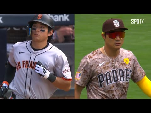 [MLB] 샌프란시스코 vs 샌디에이고 이정후&김하성 주요장면 (04.01)