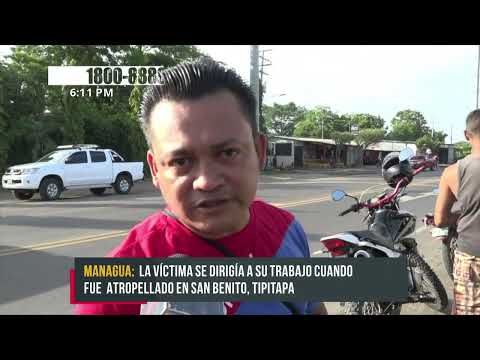 Albañil muere atropellado por camioneta en Tipitapa - Nicaragua