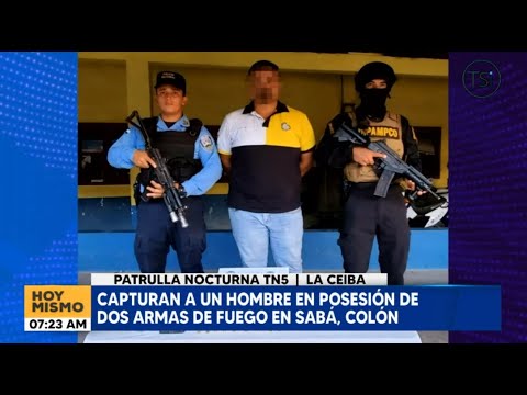 Policía detiene a hombre por posesión ilegal de armas en Sabá, Colón