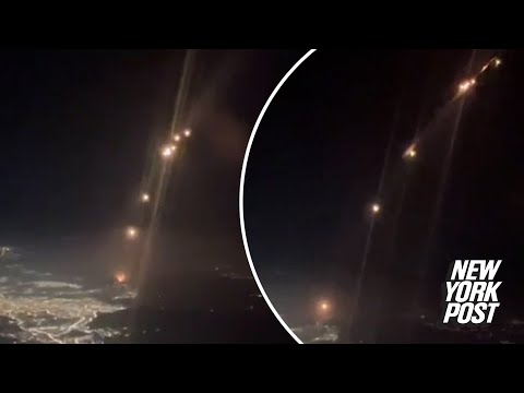 Alarming British Airways cockpit footage shows Iranian rockets arcing near flight over Middle East