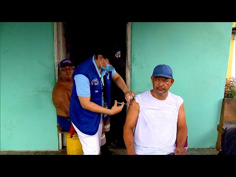 Realizaron jornada de vacunación contra la influenza casa por casa en Las Mañanitas