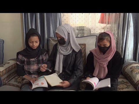 Afghan schoolgirls finish sixth grade in tears knowing that under Taliban rule, their education is n