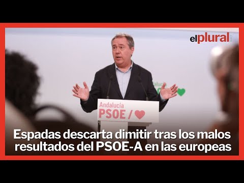 Espadas seguirá al frente del PSOE-A tras los resultados de las elecciones europeas