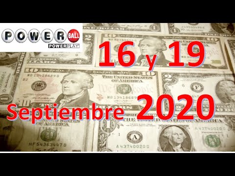 ?Como GANAR? la Lotería Powerball  (16  y  19 / 09 / 2020)