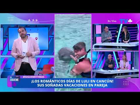 Luli recorre paradisiacas playas de Cancún