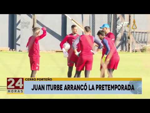 Juan Manuel Iturbe arrancó la pretemporada en Cerro Porteño