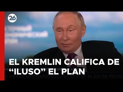 RUSIA | El Kremlin califica de iluso el plan de Zelenski