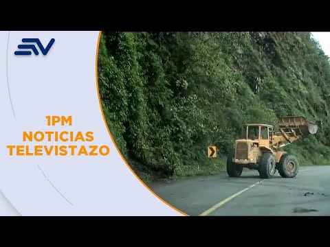 Al menos seis vías de Ecuador están afectadas por las lluvias | Televistazo | Ecuavisa