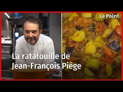 Les recettes de Jean-François Piège : la ratatouille