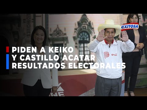 ??Augusto Cáceres pidió a Keiko y Castillo acatar sin ninguna resistencia resultados electorales