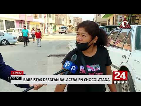 Comas: chocolatada organizada por barristas de Alianza Lima terminó en balacera