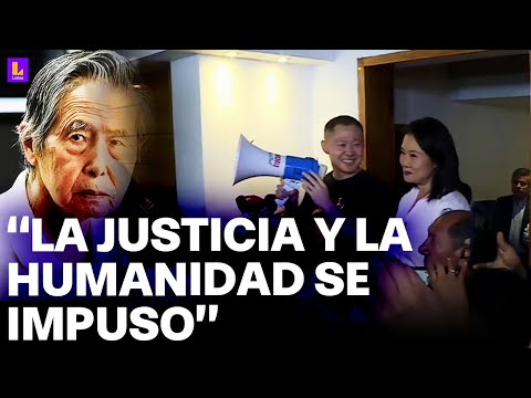 Keiko y Kenji Fujimori tras liberación de su padre: La justicia y la humanidad, hoy se impuso