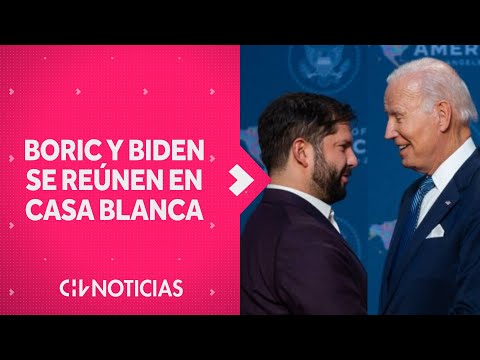 Presidente Boric llega a Estados Unidos para reunirse con Joe Biden en la Casa Blanca - CHV Noticias
