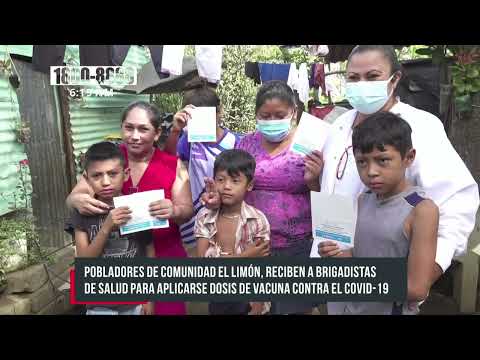 Vacunación contra el COVID-19 continúa en comunidades de Ticuantepe - Nicaragua