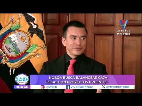 En exclusiva RTS conversó con el presidente de Ecuador, Daniel Noboa