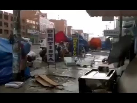 Huracán en la Ciudad de El Alto