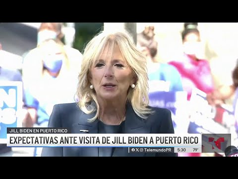 Expectativa entre los políticos ante visita de Jill Biden a Puerto Rico