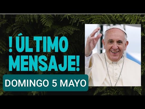 PAPA FRANCISCO HOY :  SOMOS AMIGOS DE JESÚS . DOMINGO 5 DE MAYO 2024
