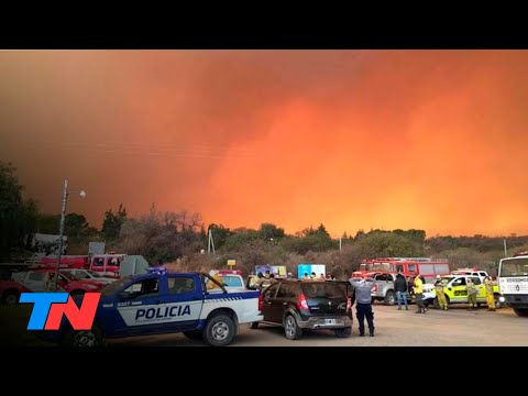 Fuego descontrolado en Córdoba: hay rutas cortadas y casas incendiadas