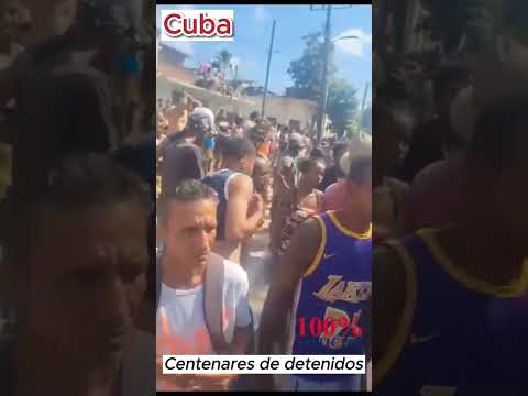 Centenares de presos por protestas en Cuba