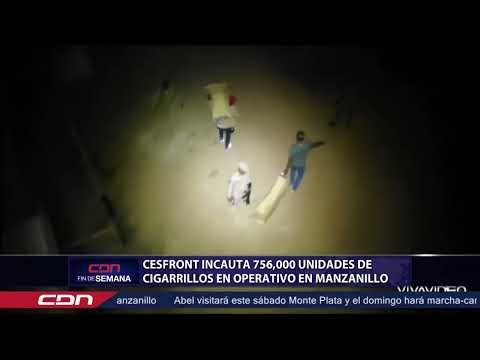 Cesfront incauta 756,000 unidades de cigarrillos en operativo en Manzanillo