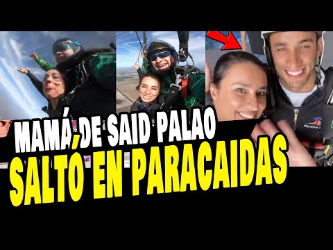 MAMA DE SAID PALAO SALTÓ EN PARACAIDAS Y ENTRENÓ CON ALEJANDRA BAIGORRIA