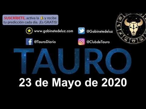 Horóscopo Diario - Tauro - 23 de Mayo de 2020