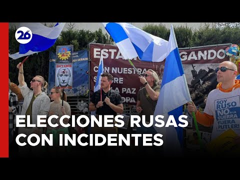 Elecciones rusas con fuego, denuncias e incidentes