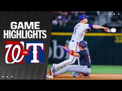 Nationals vs. Rangers Game Highlights (5/1/24) | MLB Highlights