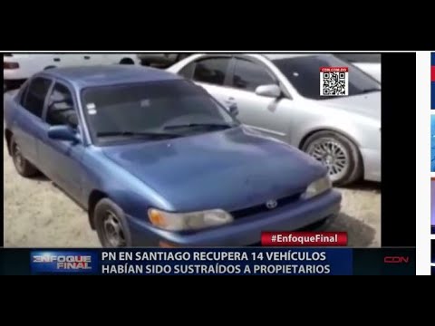 Resumen Cibao: PN en Santiago recupera 14 vehículos habían sido sustraídos a propietarios