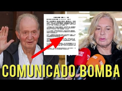 COMUNICADO BOMBA del Rey Emérito, Juan Carlos por Bárbara Rey