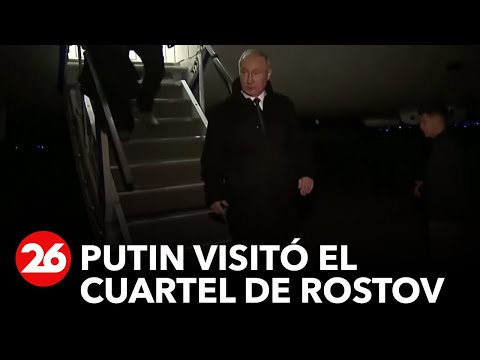 Putin visitó el cuartel de las Fuerzas Armadas rusas en Rostov del Don | #26Global