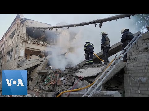 🔵School Damaged by Missile Strike in Kharkiv, Ukraine
