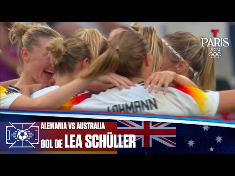 Gol de Lea Schueller | Alemania vs Australia 2-0 | Juegos Olímpicos París 2024 | Telemundo Deportes