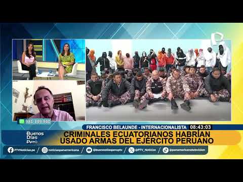 Francisco Belaunde: Me parece complicado que Perú pueda escapar a una situación parecida a Ecuador