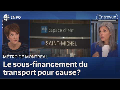 Fermeture de trois stations de métro : entrevue la directrice générale de la STM