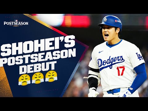 Shohei Ohtani’s FIRST Postseason game ever! (2 hits, 3 RBI, and a massive HR!) | 大谷翔平ハイライト