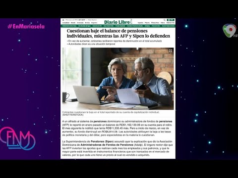 “Los sistemas de pensiones” por Diego Valero y Luis Holguín-Veras en Esta Noche Mariasela
