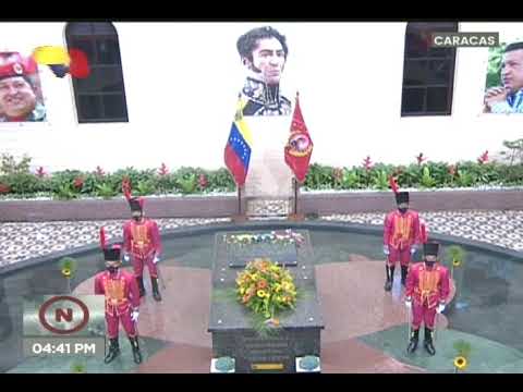 Conmemoran 8 años de partida física de Hugo Chávez  en el Cuartel de la Montaña, 5 de marzo de 2021