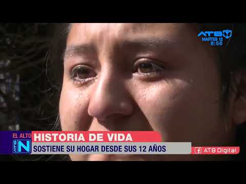 Ana María sostiene a su familia desde sus 12 años